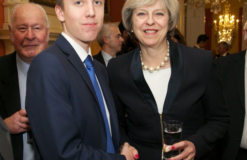Cameron Brown with the PM